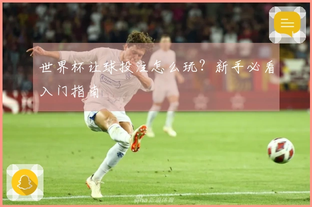 世界杯让球投注怎么玩？新手必看入门指南