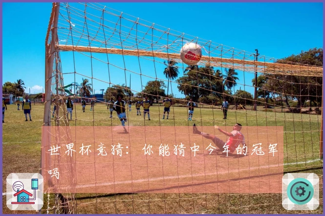 世界杯竞猜：你能猜中今年的冠军吗