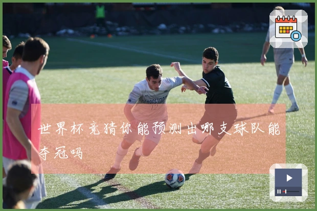 世界杯竞猜你能预测出哪支球队能夺冠吗